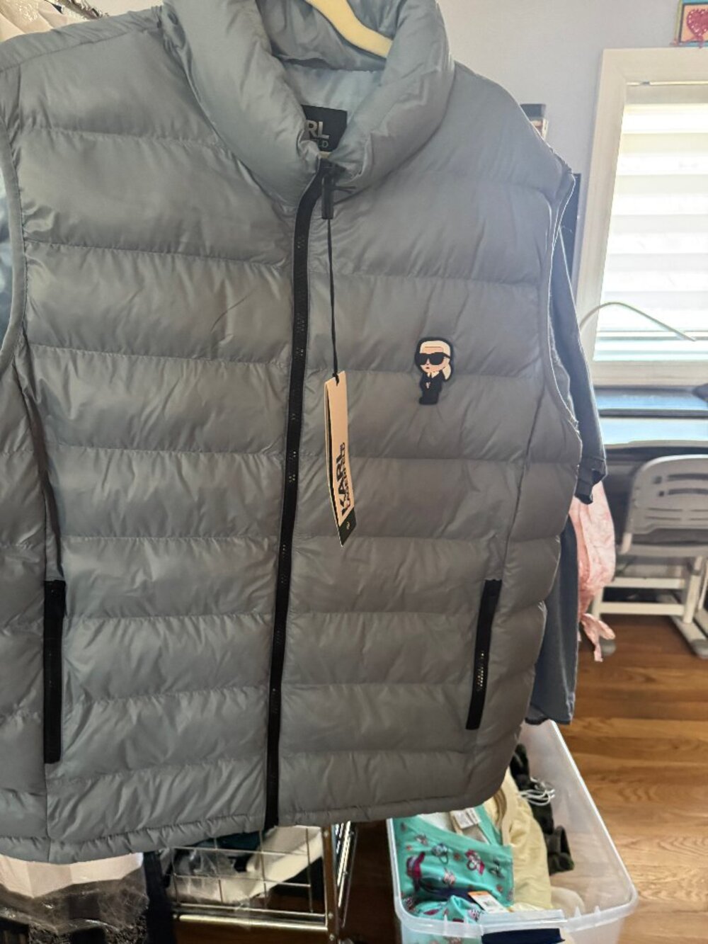 KARL LAGERFELD MEN PUFFED MEN VEST SIZE XXL